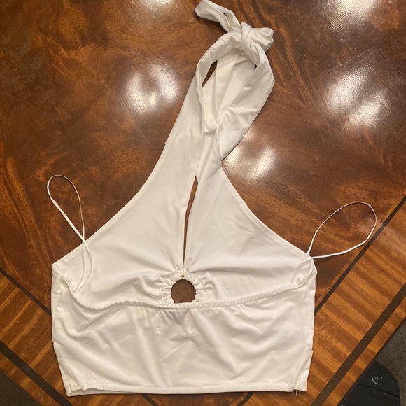 Small princess Polly white cut out top. - Picture 2 of 3